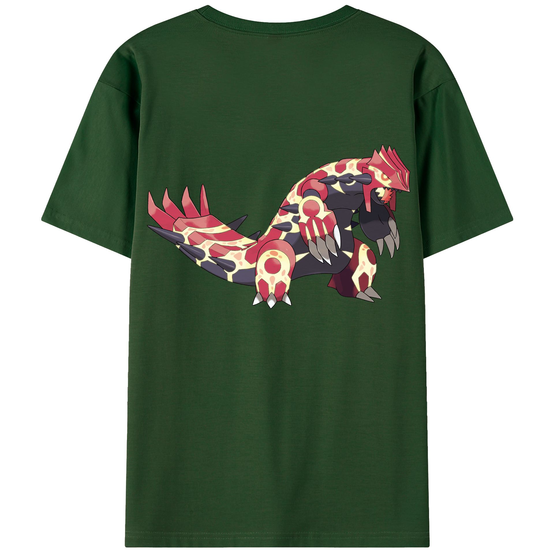 （画像用） ポケットモンスター Pokémon 綿100％半袖Tシャツ（背面プリント）